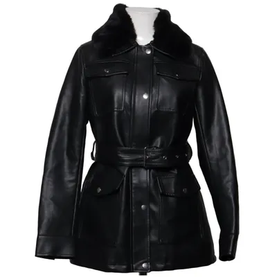 Jacka (Svart) från DeFacto Woman Bomull, Polyester, Polyuretan