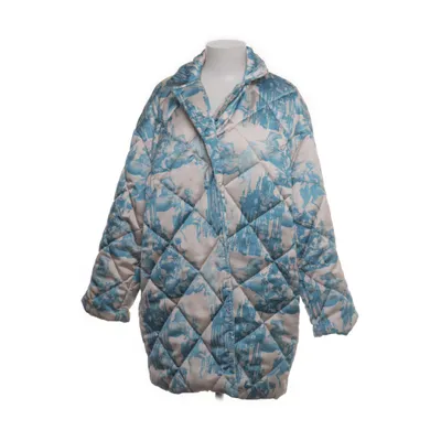 Vinterfrakke (Blå, Flerfarvet) fra Milkwhite Polyester