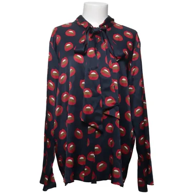 Blouse (Bleu, Multicolore) de SØR Élasthane, Soie