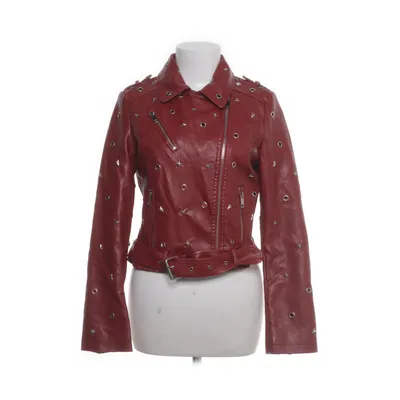 Biker jacket (Red) from Sassy Classy Polyurethane