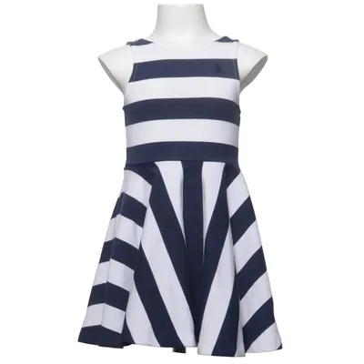 Dress (Blue, White) from Polo Ralph Lauren Elastane, Polyester, Viscose