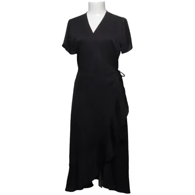Wrap dress (Black) from Neo Noir Polyester