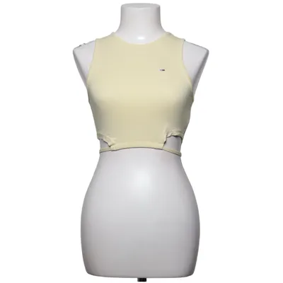 Crop top (Gul) fra Tommy Hilfiger Jeans Bomuld, Elastan