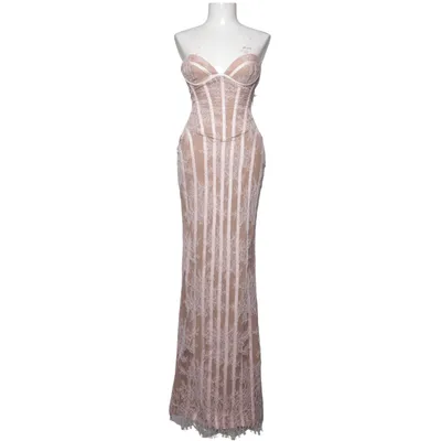 Aftenkjole (Pink, Beige) fra Babyboo