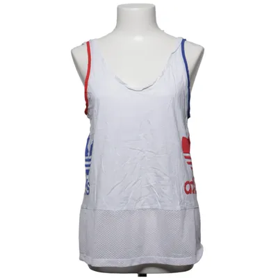Sports tank top (White, Blue, Red) from Adidas Originals Cotton, Elastane, Modal, Polyester