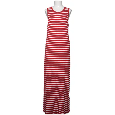 Långklänning (Röd, Vit) från Tommy Hilfiger Elastan, Viskos