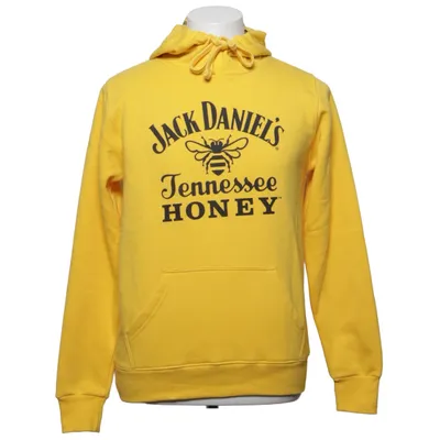 Sweat à capuche (Jaune) de Jack Daniels Coton, Polyester