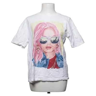 T-shirt (Hvid, Flerfarvet) fra Zara Bomuld