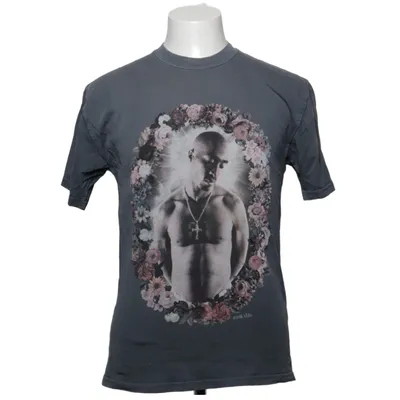 T-shirt (Gris, Multicolore) de 2Pac Coton