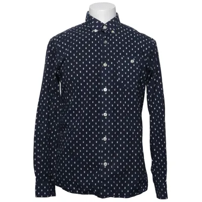 Overhemd (Blauw, Wit) van Knowledge Cotton Apparel Organisch katoen