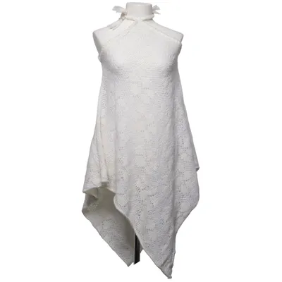 Poncho (Vit) från Wivica Oest Mohair, Polyamid