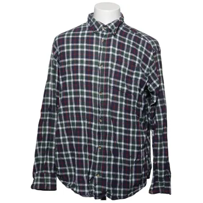 Chemise en flanelle (Bleu, Vert, Blanc) de Berga Coton