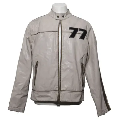 Motorradjacke (Beige) von Fishbone Baumwolle
