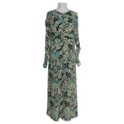 Långklänning (Grön, Flerfärgad) från Lindex Elastan, Polyester