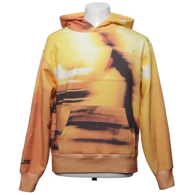 Hoodie (Yellow, Orange, Multicolored) from Pleasures Cotton, Polyester