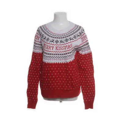 Kersttrui (Rood, Meerkleurig) van H&M Katoen, Polyamide, Viscose, Alpacawol