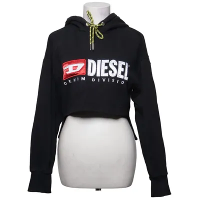 Huvtröja (Svart) från Diesel Bomull, Polyester