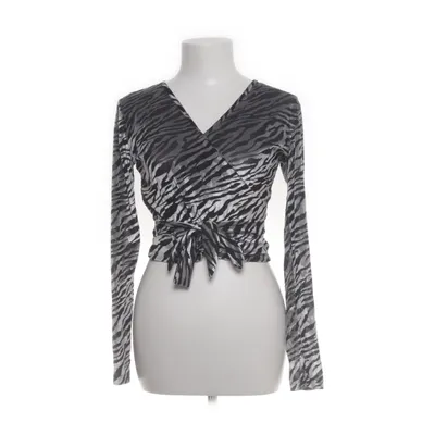 Omlottopp (Svart, Vit, Grå) från Voyelles Elastan, Polyester