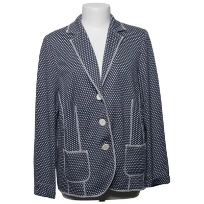 Blazer (Blue, White) from Erfo Elastane, Polyester, Viscose