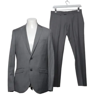Kostym (Grå) från Riley Polyester, Viskos, Ull