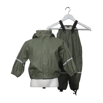 Regenkleding (Groen) van Caretec Polyester, Polyurethaan