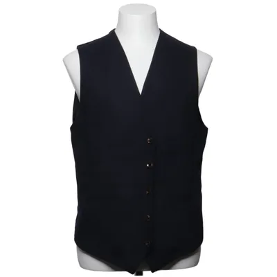 Jakkesætsvest (Blå) fra Blue de Genes Polyester, Uld
