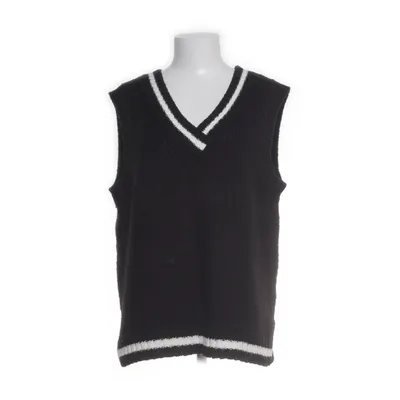 Slipover (Sort, Hvid) fra FB Sister Knitwear Akryl, Polyamid, Polyester