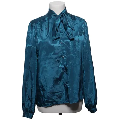 Pussy bow blouse (Blue) from Milini Polyester