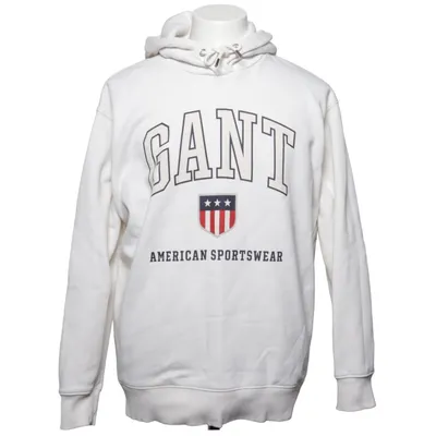 Capuchon sweater (Wit) van GANT Katoen, Elastaan