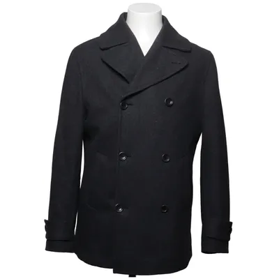 Erwt jas (Grijs) van Pour Homme Polyester, Viscose, Wol