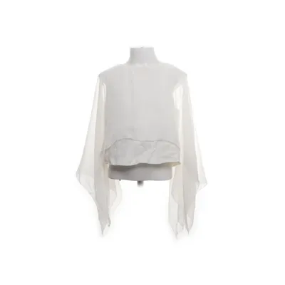 Crop Top (Weiß) von Zara Leinen