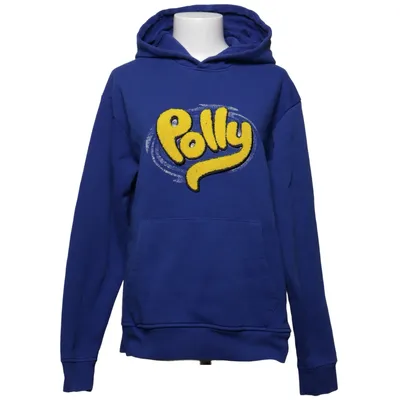 Hættetrøje (Blå, Gul) fra Polly Bomuld, Polyester