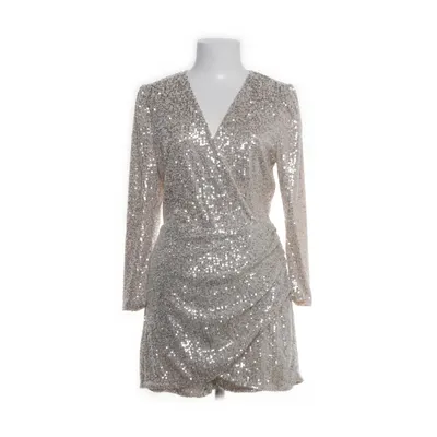 Cocktail dress (Silver, Beige, Multicolored) from H&M Elastane, Polyester