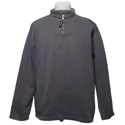 Fleece sweater (Gray) from Earthbound Cotton, Polyester