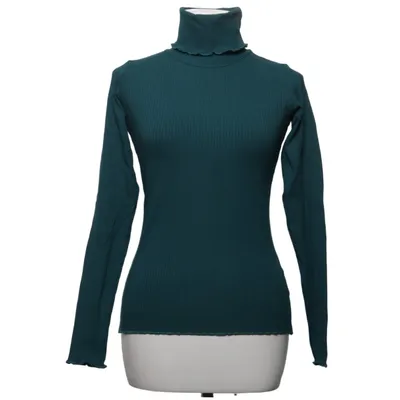 Rollkragenpullover (Petrol) von Kaiko Elasthan, Viskose