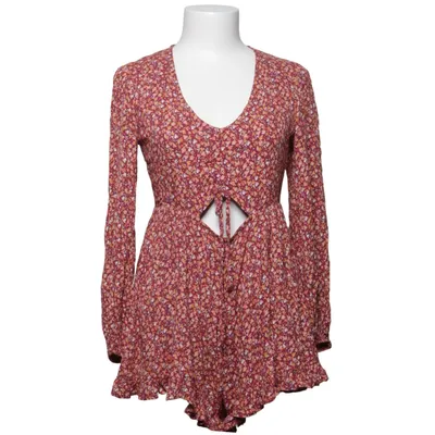 Buksedragt (Rød, Flerfarvet) fra Altar'd State Polyester, Viscose