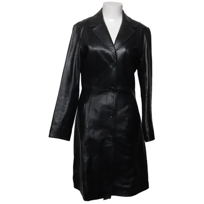 Leather coat (Black) from Dakota Leather