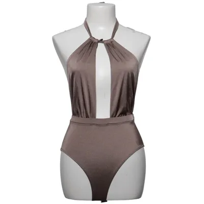 Maillot de bain une pièce (Marron) de ASOS Swim Élasthane, Polyamide