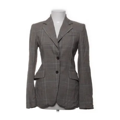 Blazer (Brown, Multicolored) from Zara Woman Elastane, Polyester, Viscose, Wool