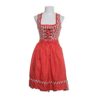 Dirndl (Red, Multicolored) from Busserl Trachten Cotton