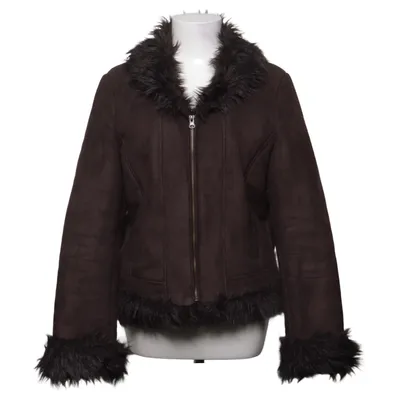 Shearling jacket (Brown) from Colours Of The World