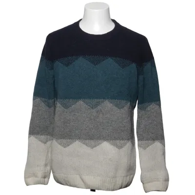 Sweater (Blue, Gray, White) from Homebound Nylon, Wool