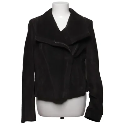 Biker jacket (Black) from Promiss Leather, Polyester