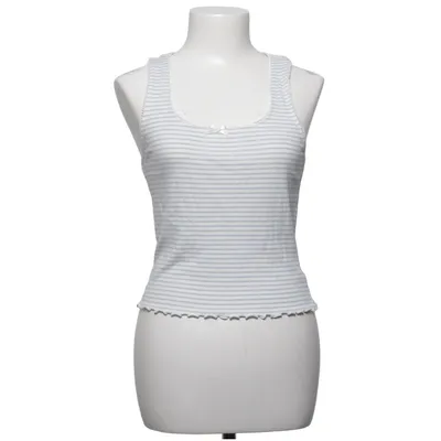 Tank Top (Blue, White) from Divided by H&M Cotton, Elastane