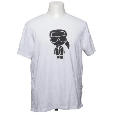 T-shirt (White, Black) from Karl Lagerfeld Cotton