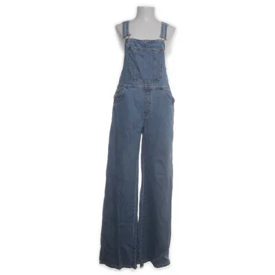 Tuinbroek (Blauw) van Mango Denim Katoen