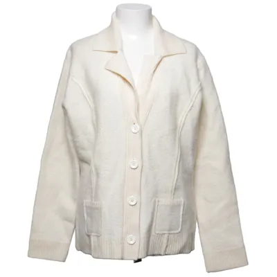 Cardigan (Wit) van Oui Moments Polyamide, Wol