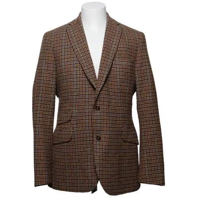 Blazer (Brown) from Morris Viscose, Wool