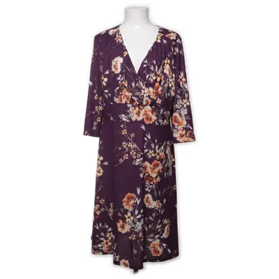 Klänning (Lila, Flerfärgad) från Lady Vintage Elastan, Polyester