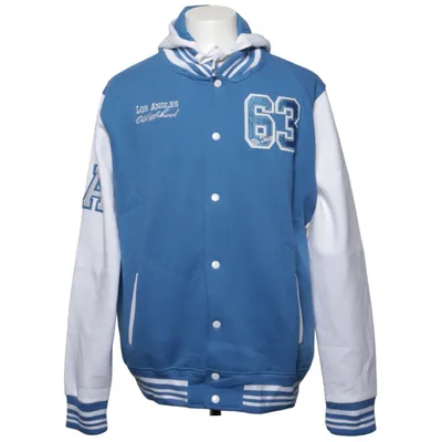 Varsity jacket (Blue, White) from R-Neal Cotton, Polyester
